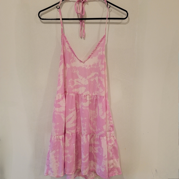 ASOS Dresses & Skirts - ASOS Pink Tie-Dye Low Back Sundress